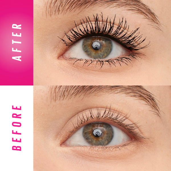 Lash Sensational Firework Mascara Makeup - Before & After