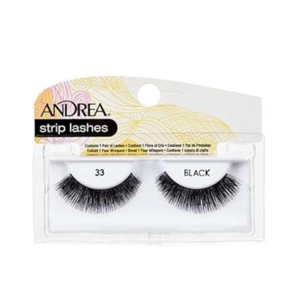 Andrea - Strip False Lashes - 33 Black