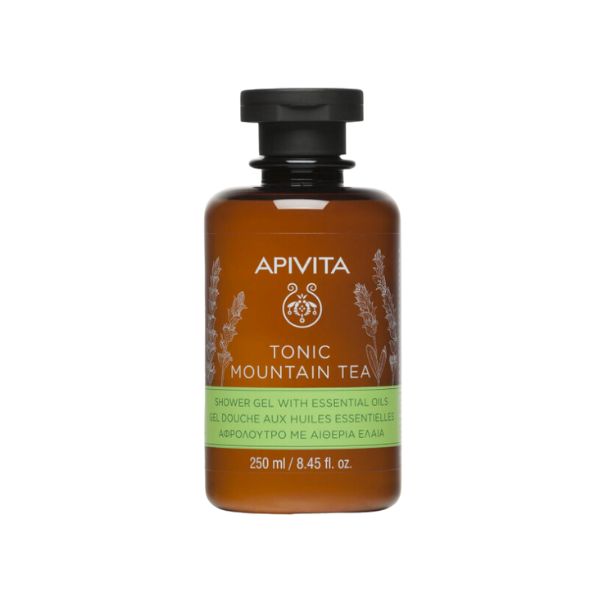 Apivita - Tonic Mountain Tea - Shower Gel with Essential Oils 250 ml
