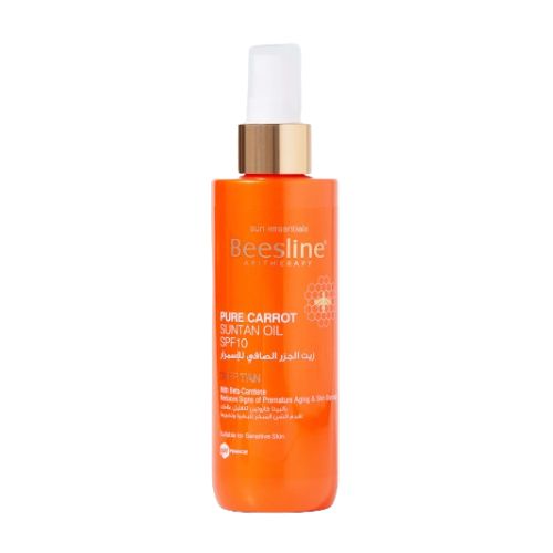 Beesline - Pure Carrot Suntan Oil SPF 10 200 mL