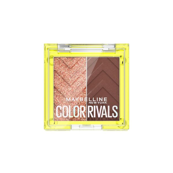 Maybelline New York - Color Rivals Waterproof Eyeshadow Palette Duo - Spicy X Suave