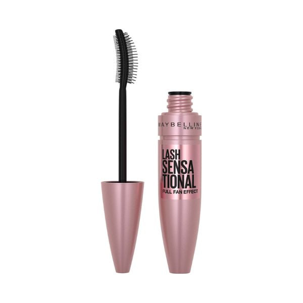 Maybelline New York - Lash Sensational Washable Volumizing Full Fan Effect Black Mascara - Intense Black