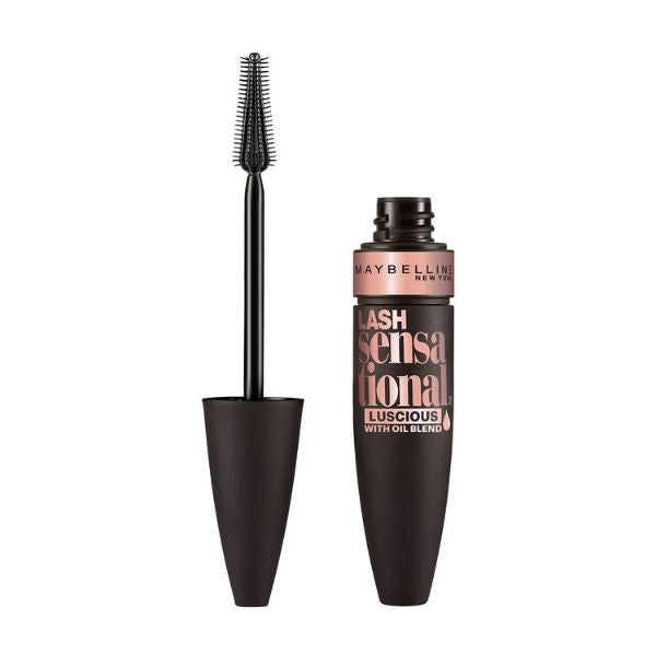 Maybelline New York - Lash Sensational Washable Volumizing Full Fan Effect Black Mascara - Luscious Black