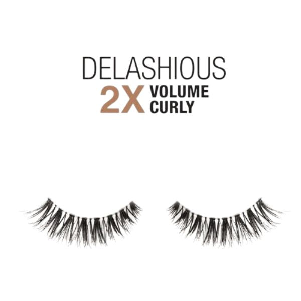 Samoa Cosmetics - Delashious 2X Volume-Curly False Eyelashes
