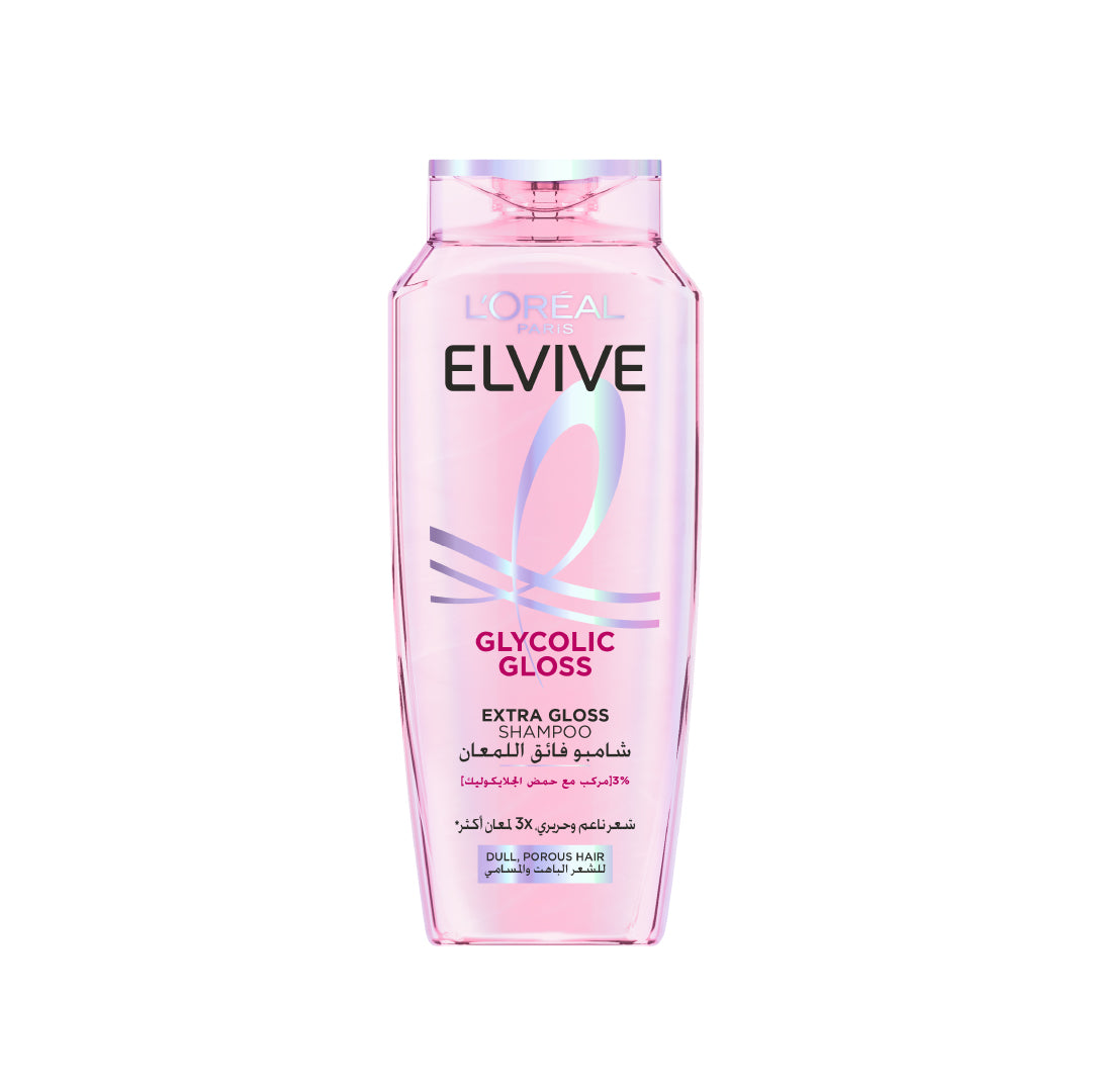 Elvive Glycolic Gloss Shampoo home glossing treatment 3% [Gloss Complex] with Glycolic Acid