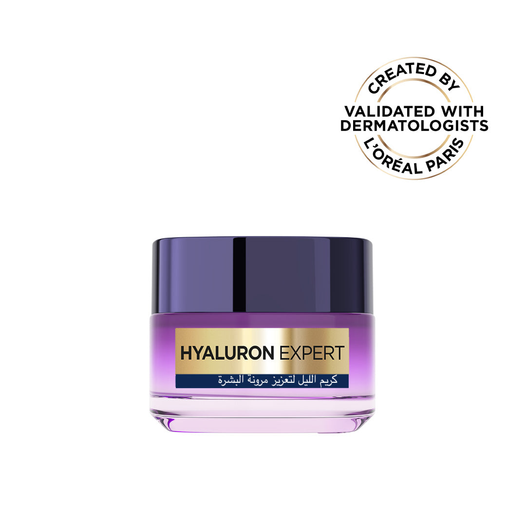 L’Oréal Hyaluron Expert night cream 50ml with hyaluronic acid for replumping and hydration