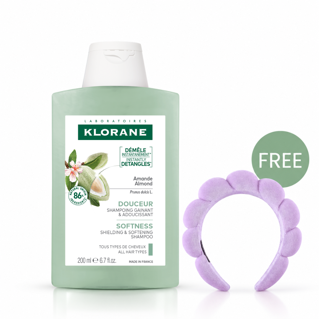 Volumizing Shampoo with Almond Milk + FREE Purple head band At 35% OFF