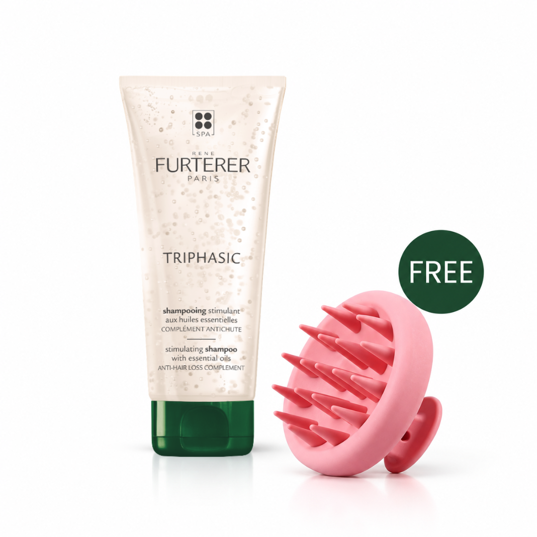 Triphasic Anti Hair Loss Longevity Shampoo + FREE Pink Hair Massager At 35% OFF