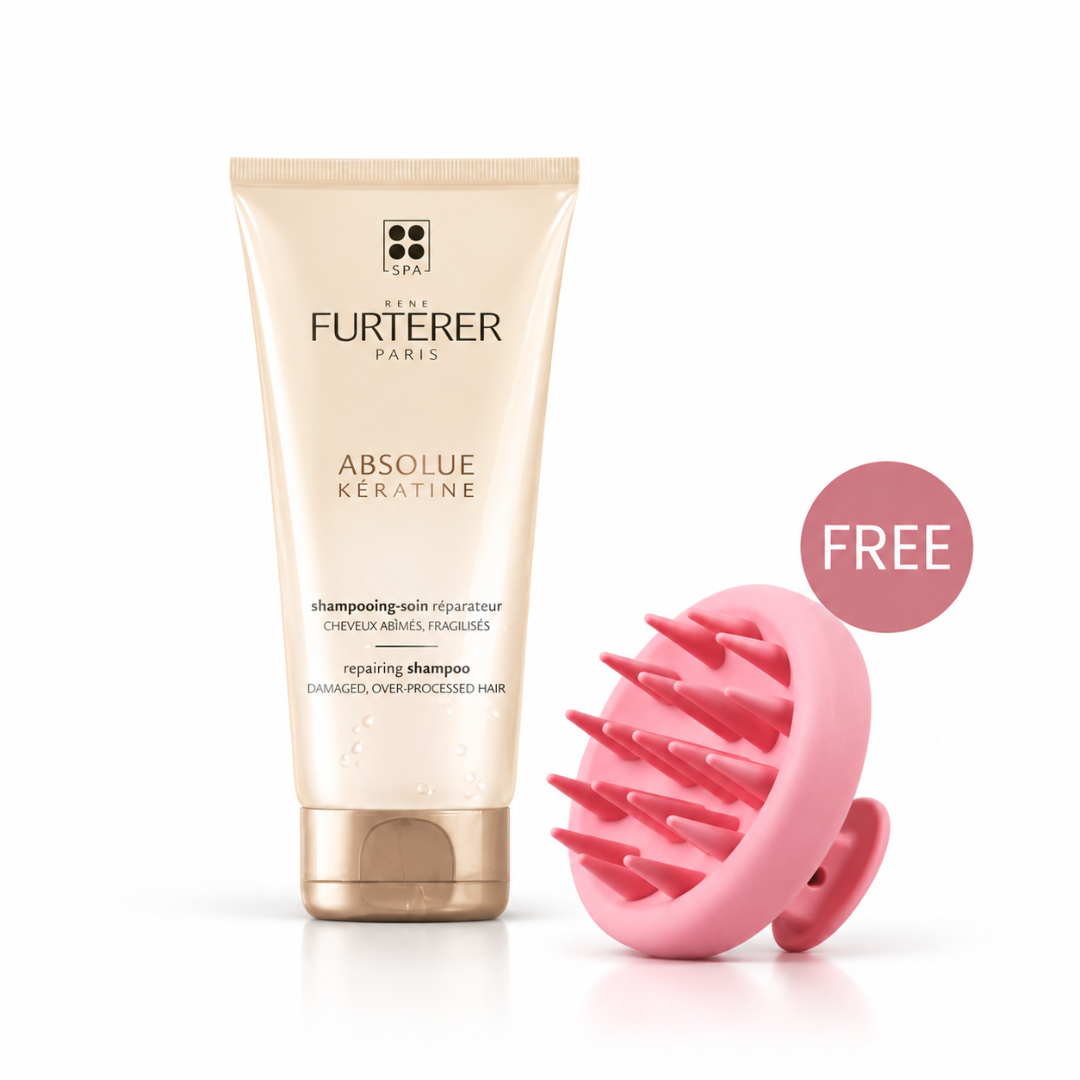 Absolue Keratine Shampooing + FREE Pink Hair Massager At 35% OFF