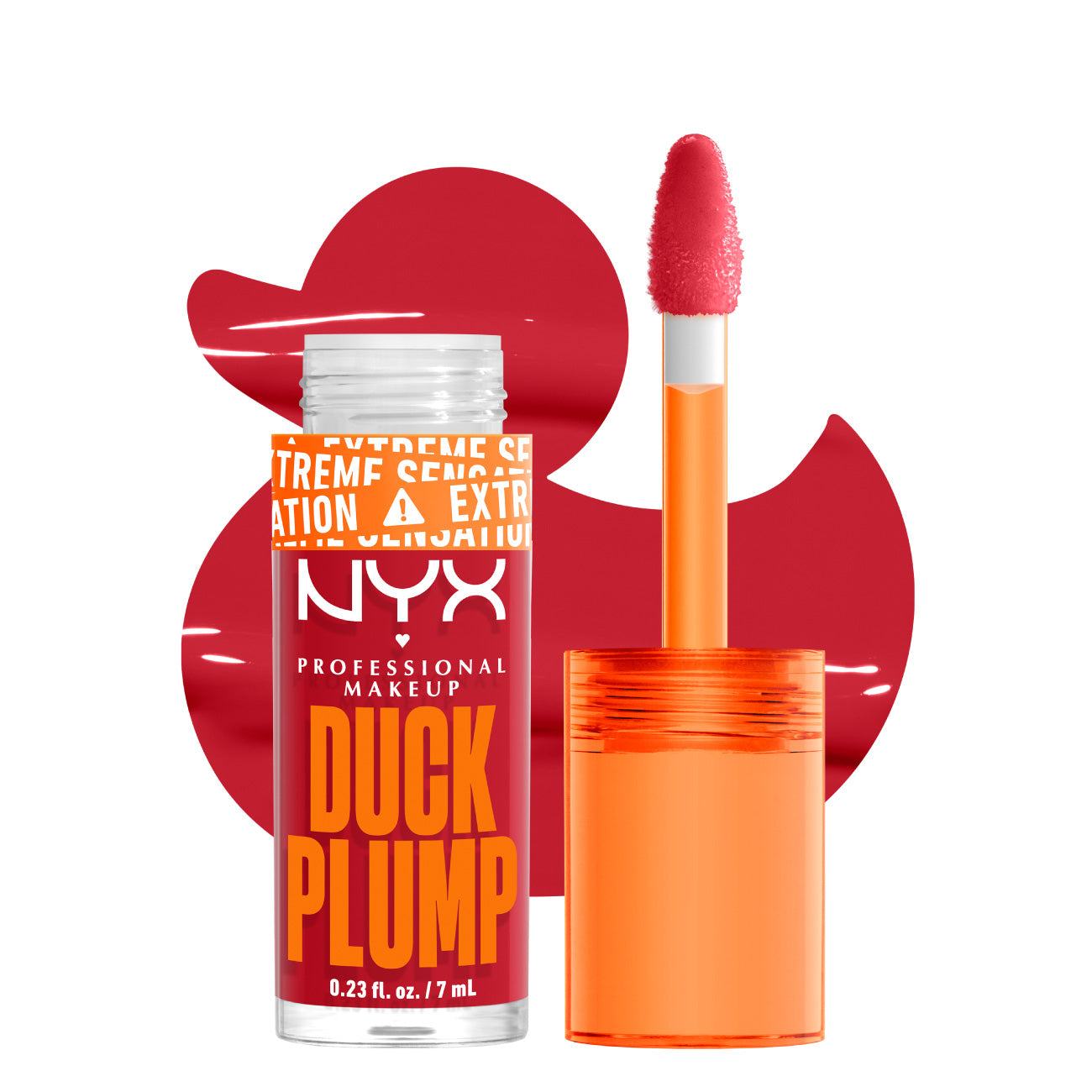 Duck Plump Lip Plumping Lacquer, High Pigment, High Shine, High Sparkle Lip Gloss
