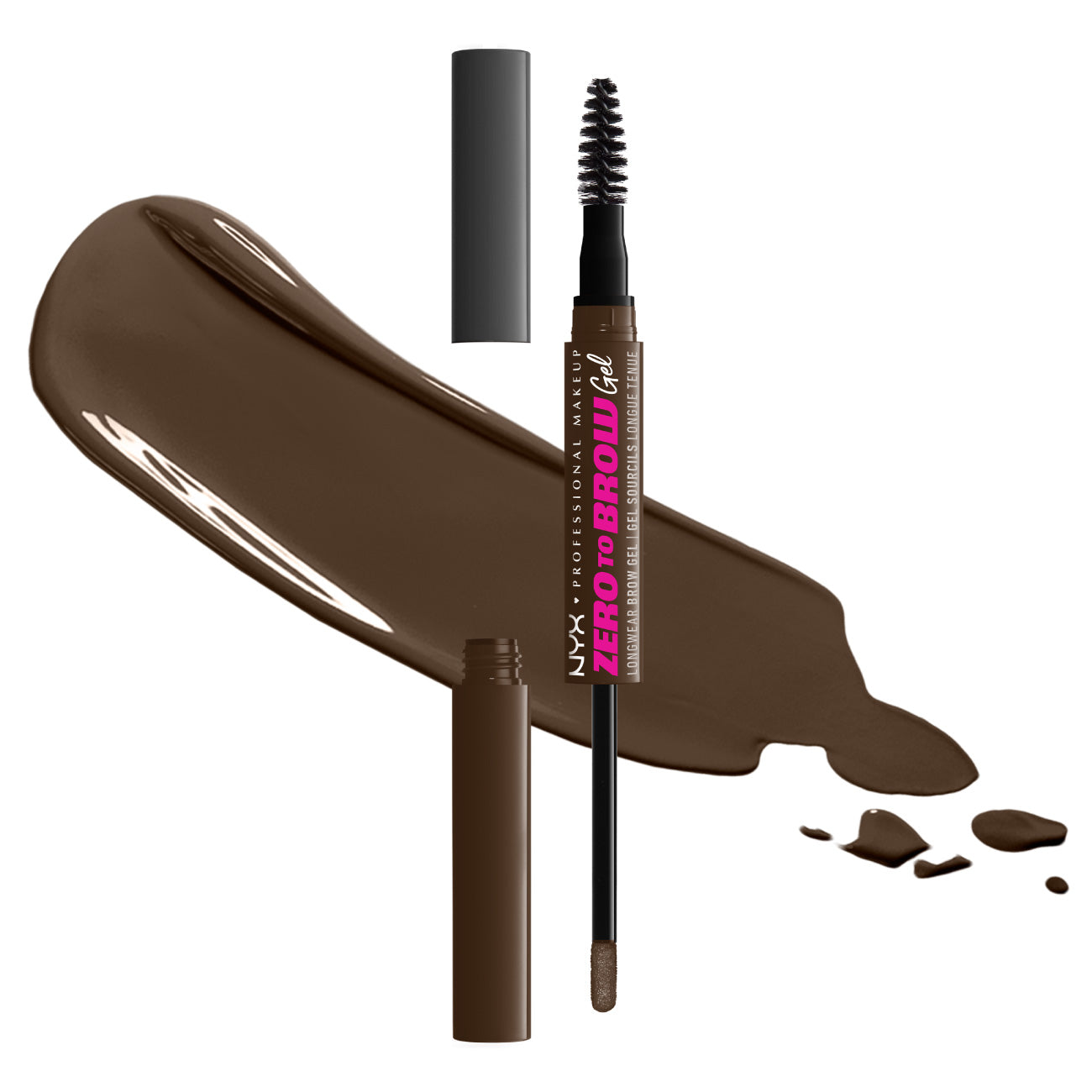 Zero To Brow Longwear Brow Gel, Transfer-Resistant, Fade-Resistant