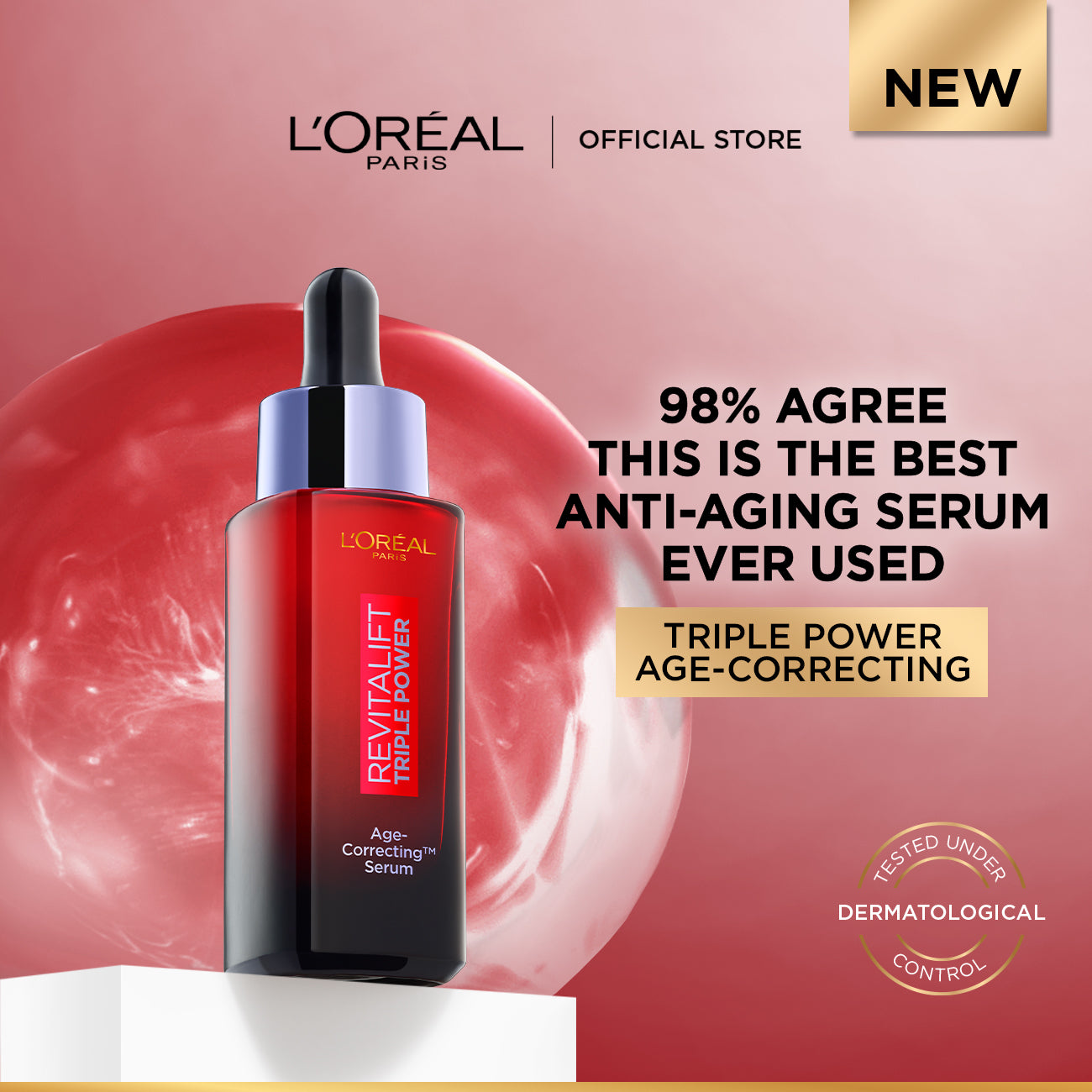 L'Oréal Revitalift Triple Power Anti-Aging Serum 30ml bottle - 1