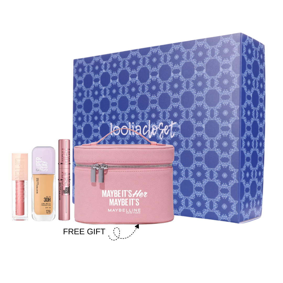 Lifter Gloss + Lumi-Matte Foundation + Sky High Mascara + FREE Pouch At 30% OFF