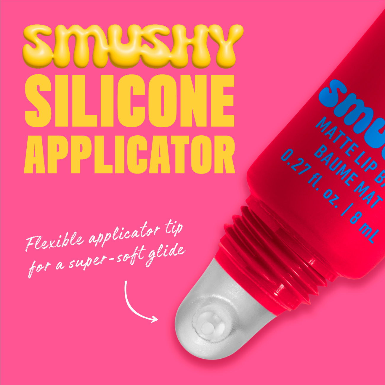 Smushy Matte Lip Balm, Soft Diffused Color, Matte Finish
