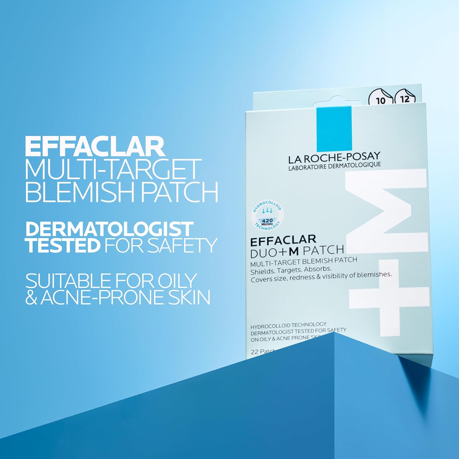 Effaclar Duo+M 3H Spot Patches for Acne Prone Skin