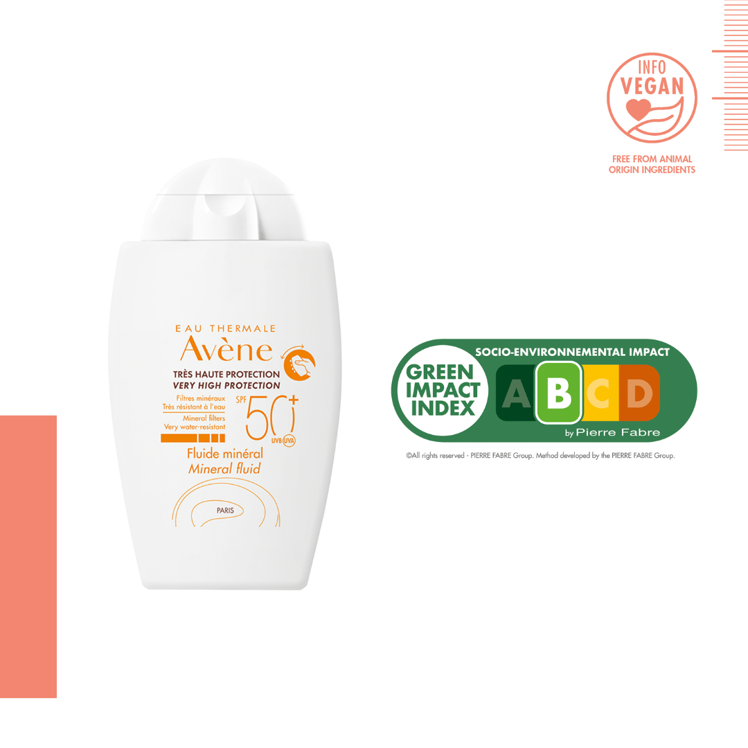 Avène Mineral Fluid SPF50+ Sunscreen 40ml 
