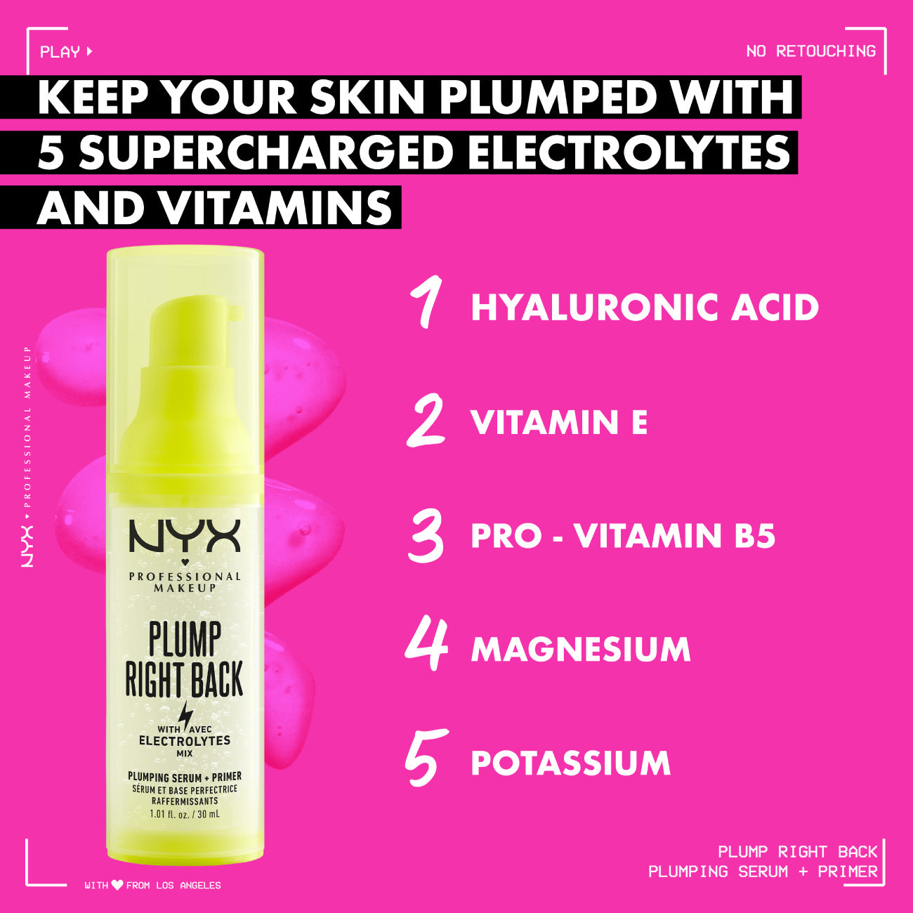 Nyx Professional Makeup Plump Right Back Serum And Primer