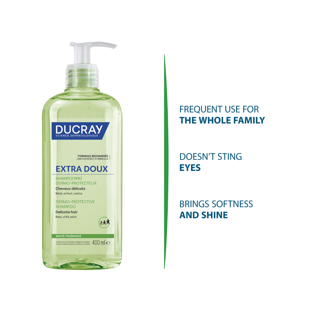 Buy Two Get One Ducray Extra-Gentle Dermo-protective shampoo 400ml