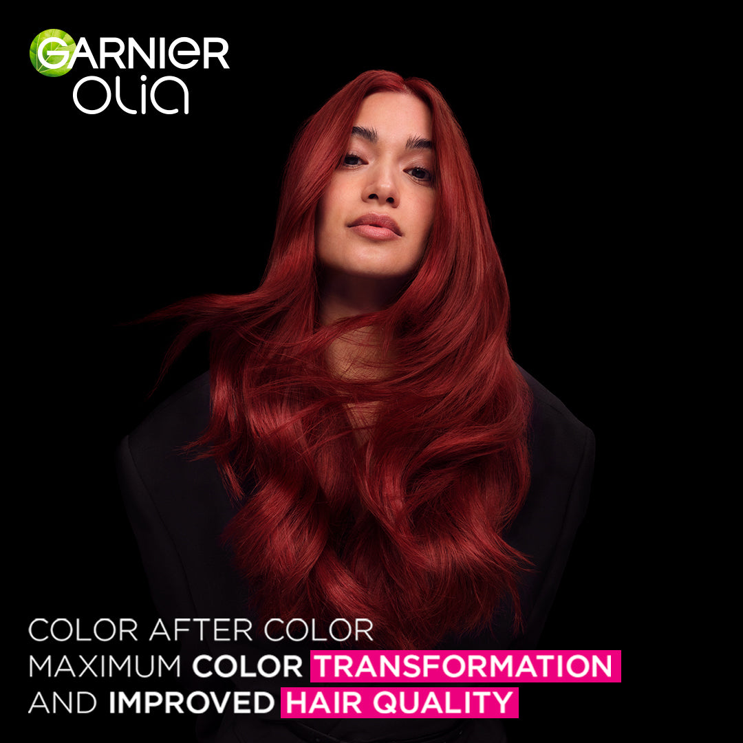 Olia Ammonia Free, Permanent Hair Coloration at Home with Natural Origin Flower Oils