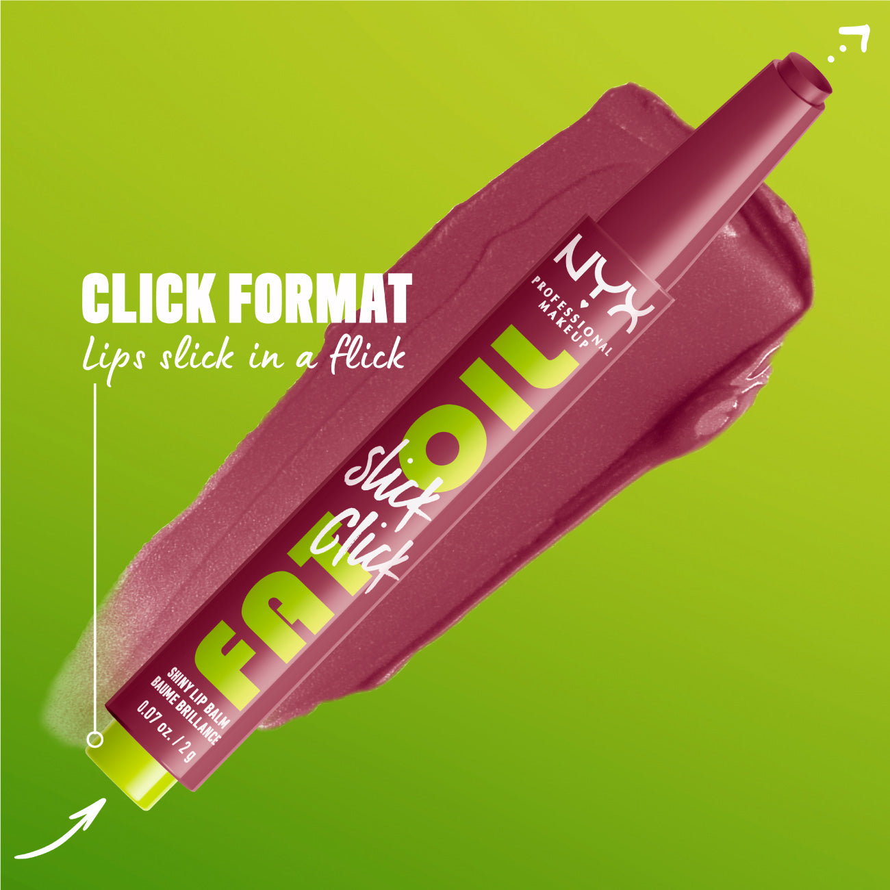 Fat Oil Slick Click Shiny Lip Balm