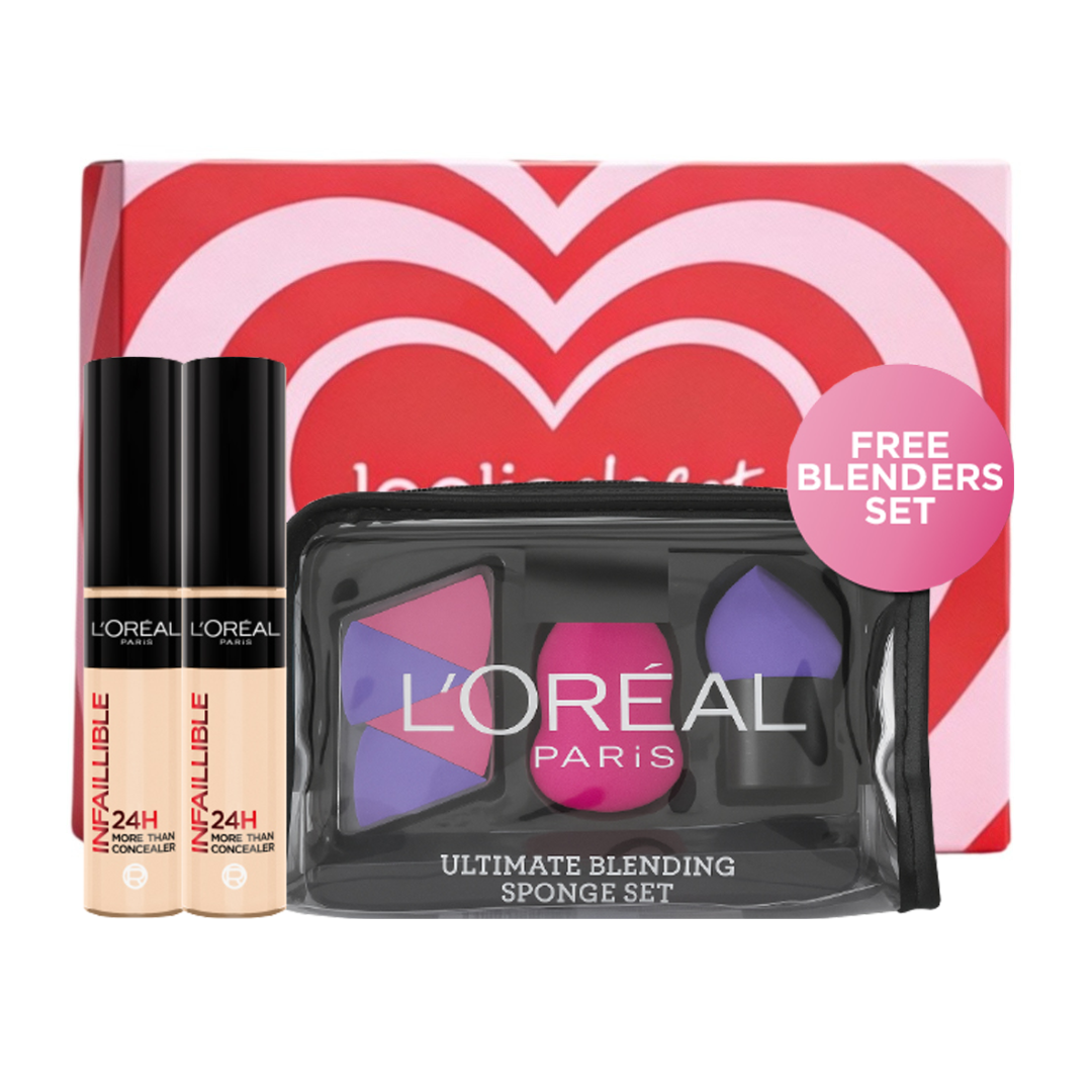 2x Infaillible Full Wear Concealer Waterproof + FREE Beauty Blenders At 20% OFF