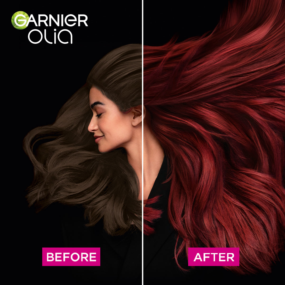 Olia Ammonia Free, Permanent Hair Coloration at Home with Natural Origin Flower Oils