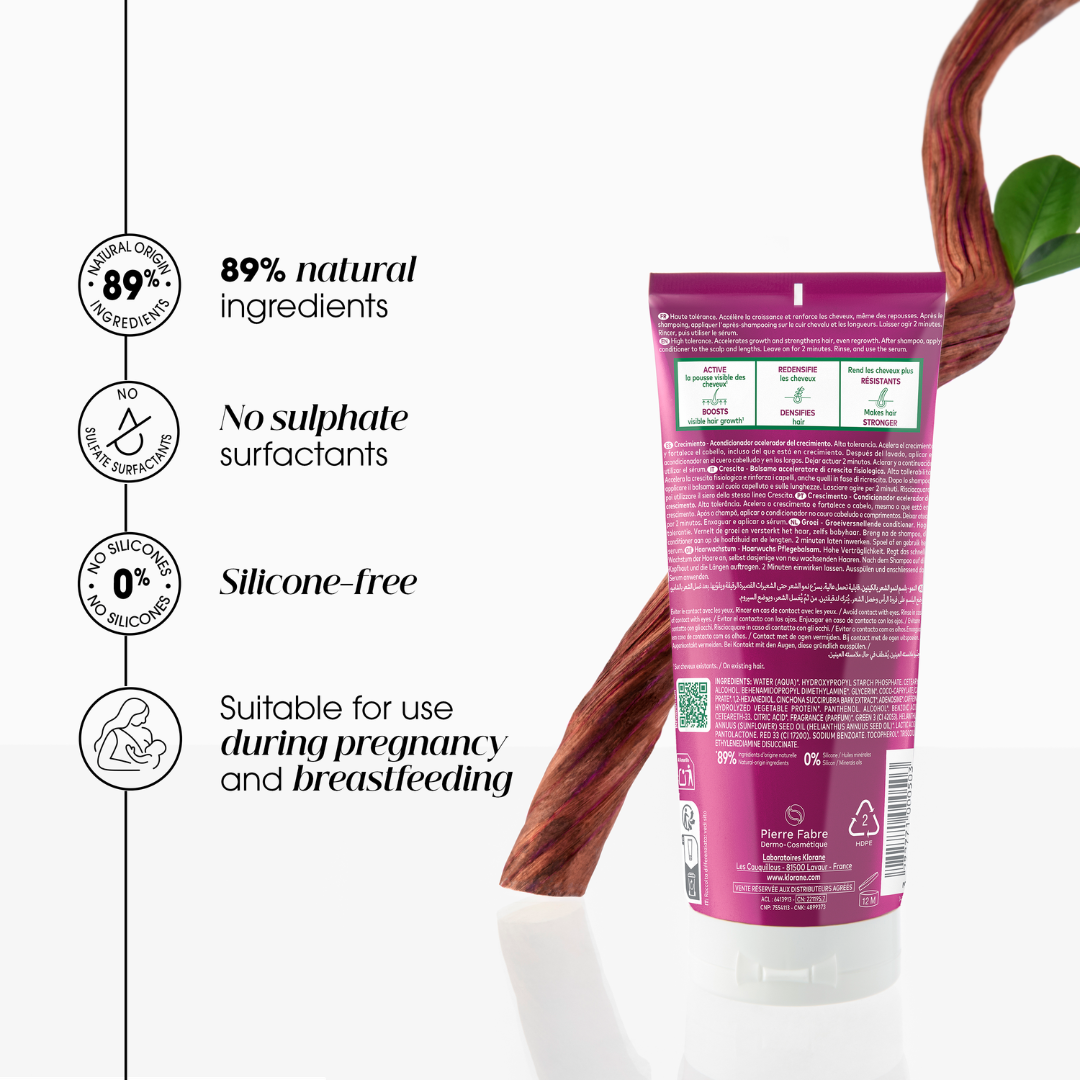 Quinine Growth Accelerating Conditioner + FREE Pink Hair Massager At 35% OFF
