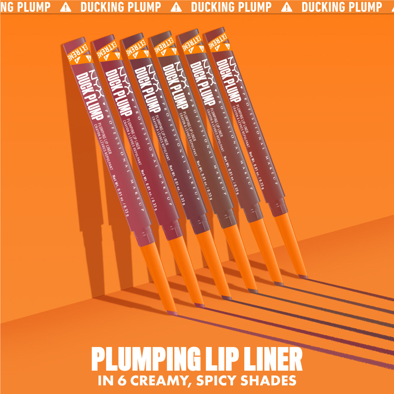 Duck Plump Plumping Lip Liner, Up To 10 HR Wear, Matte Finish,