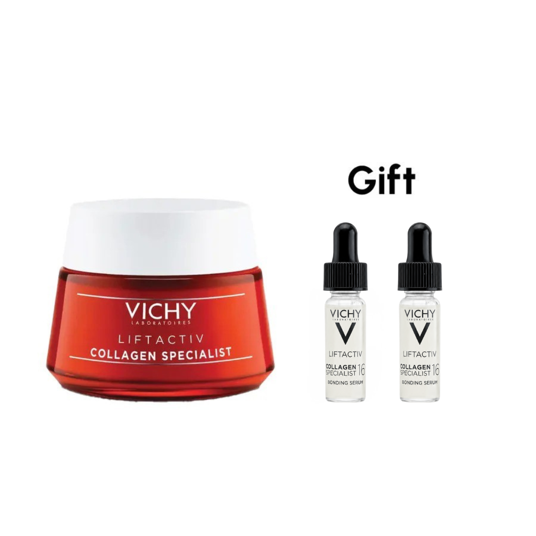 Liftactiv Collagen Specialist Day Cream + 2x FREE Serum