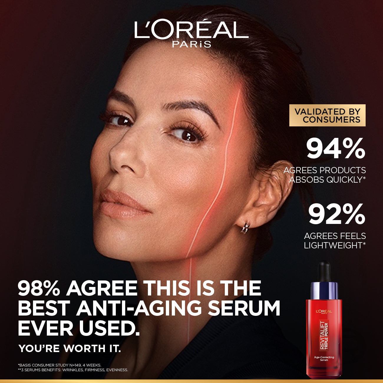 L'Oréal Revitalift Triple Power Anti-Aging Serum 30ml bottle - 7