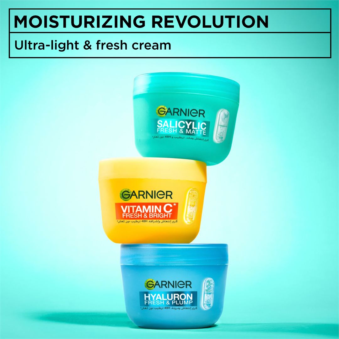 Salicylic Fresh & Matte Cream - Hydration, 48H Oil Free - 5% [Niacinamide + Salicylic Acid + Centella Asiatica] - Cruelty Free International & Vegan - 85ml