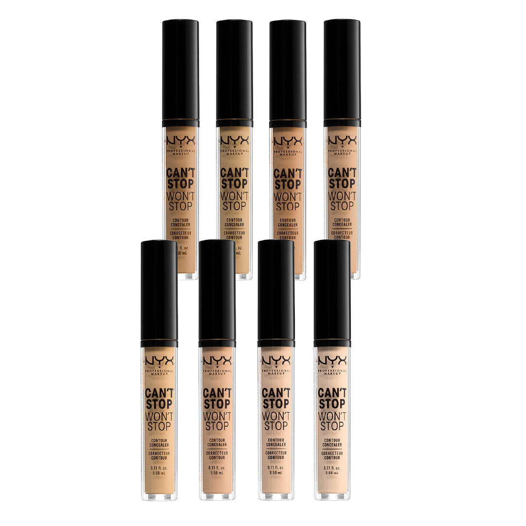 Can't Stop Won't Stop Contour Concealer, 24H Full Coverage Matte Finish