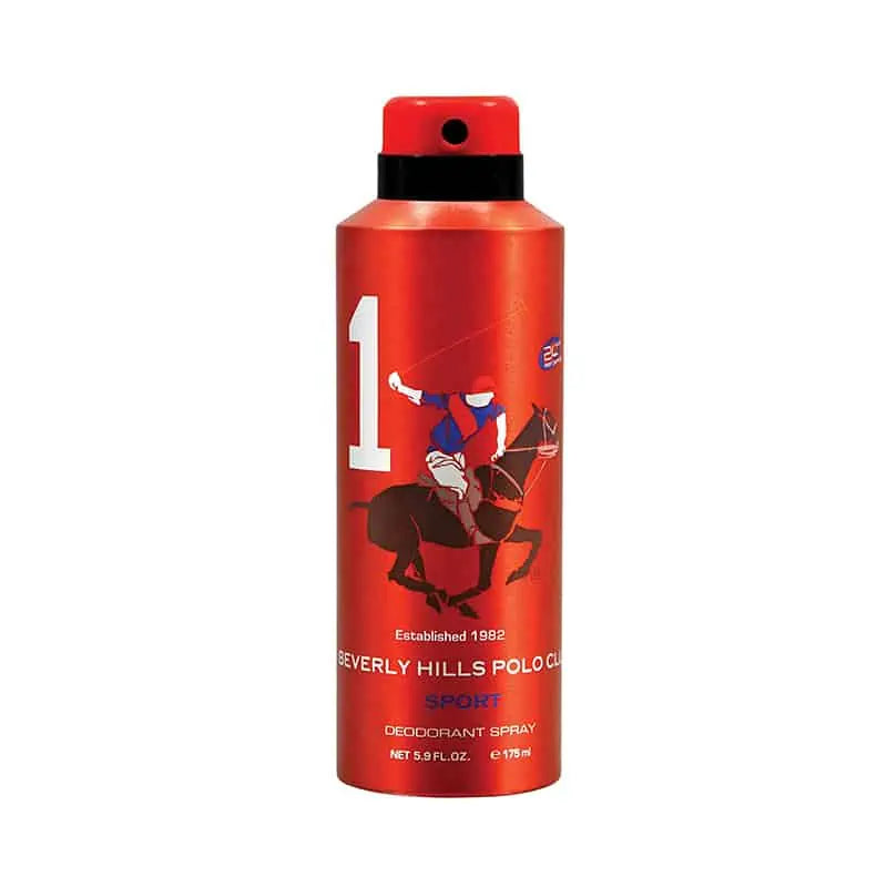 Beverly Hills Polo Club Sports Men Deo 175ml - One Red | Loolia Closet