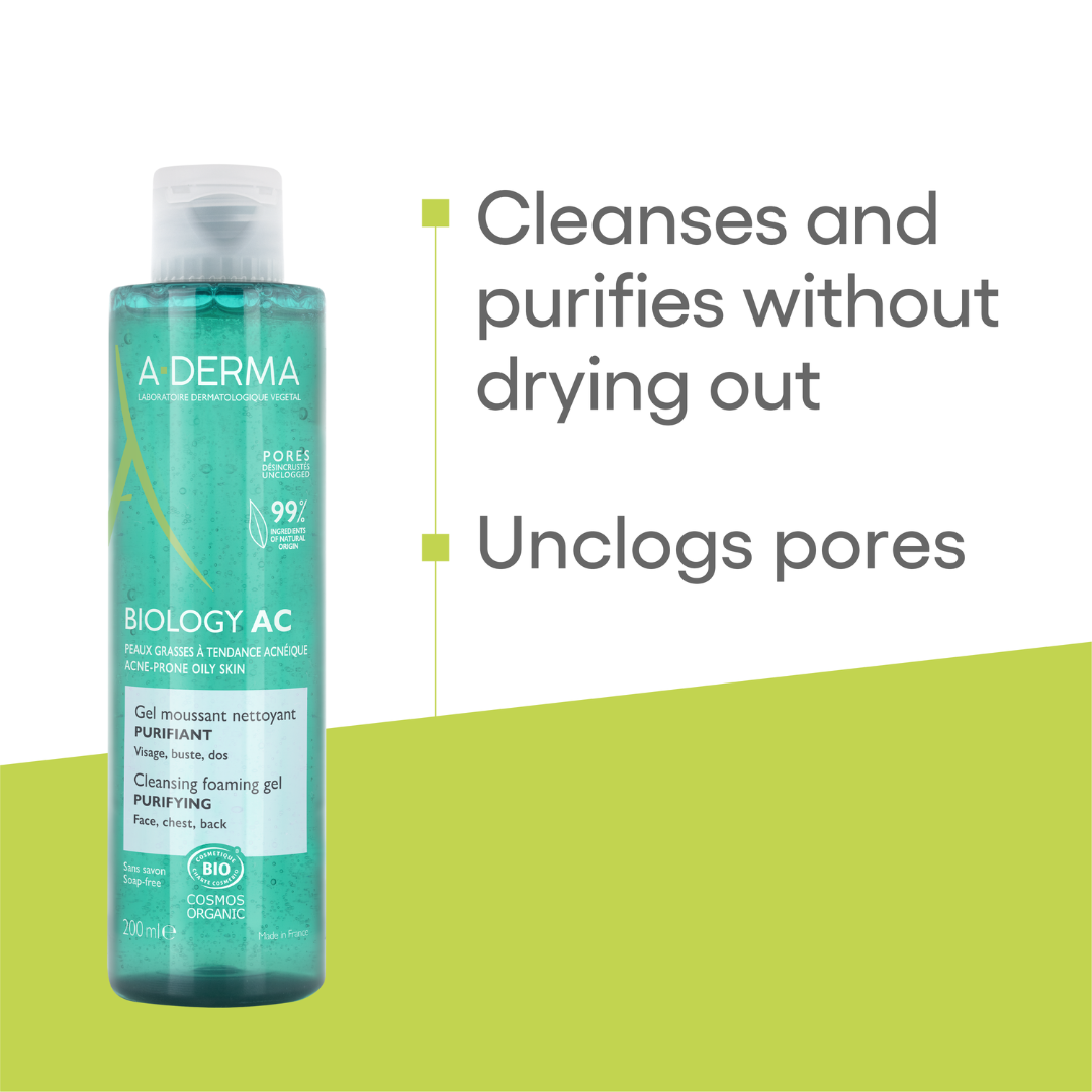 Biology AC Mattifying global anti-blemish treatment + FREE Biology AC Purifying Foaming Gel