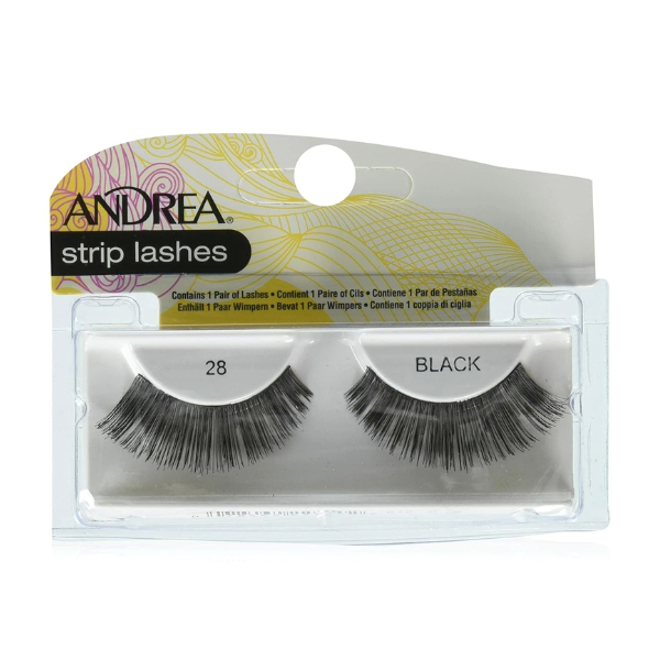 Andrea - Strip False Lashes - 28 Black