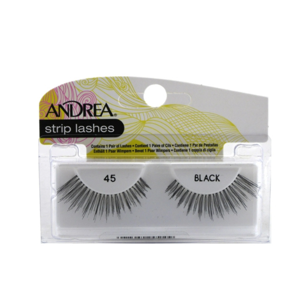 Andrea - Strip False Lashes - 45 Black