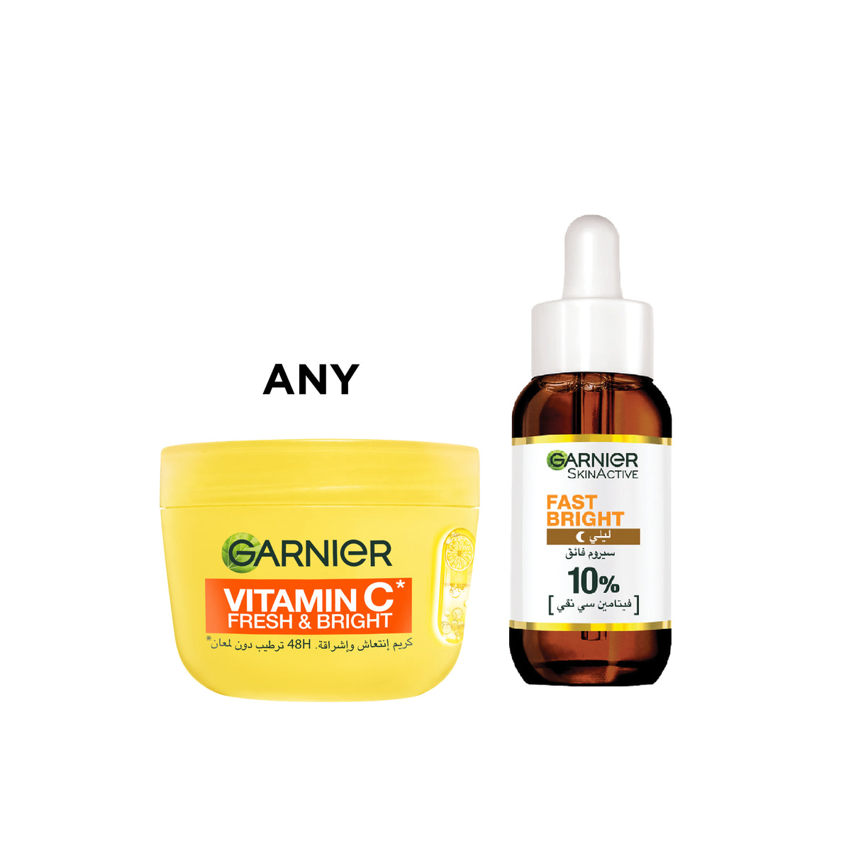 Any Fast & Bright Cream + Overnight Serum At 10% OFF