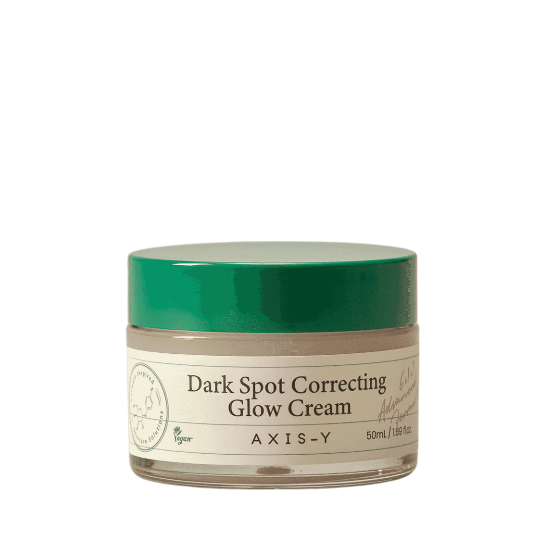 Axis-Y Dark Spot Correcting Glow Cream with niacinamide and alpha-arbutin for radiant, hydrated skin