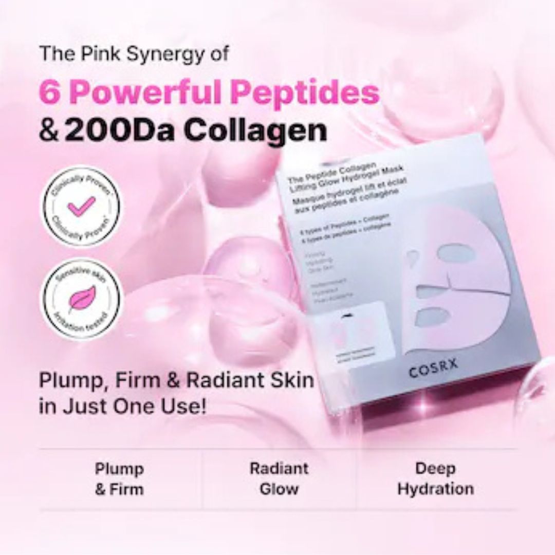 COSRX The Peptide Collagen Lifting Glow Hydrogel Mask 