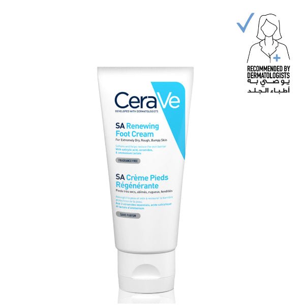 CeraVe - Renewing Foot Cream for Dry, Rough, and Cracked feet