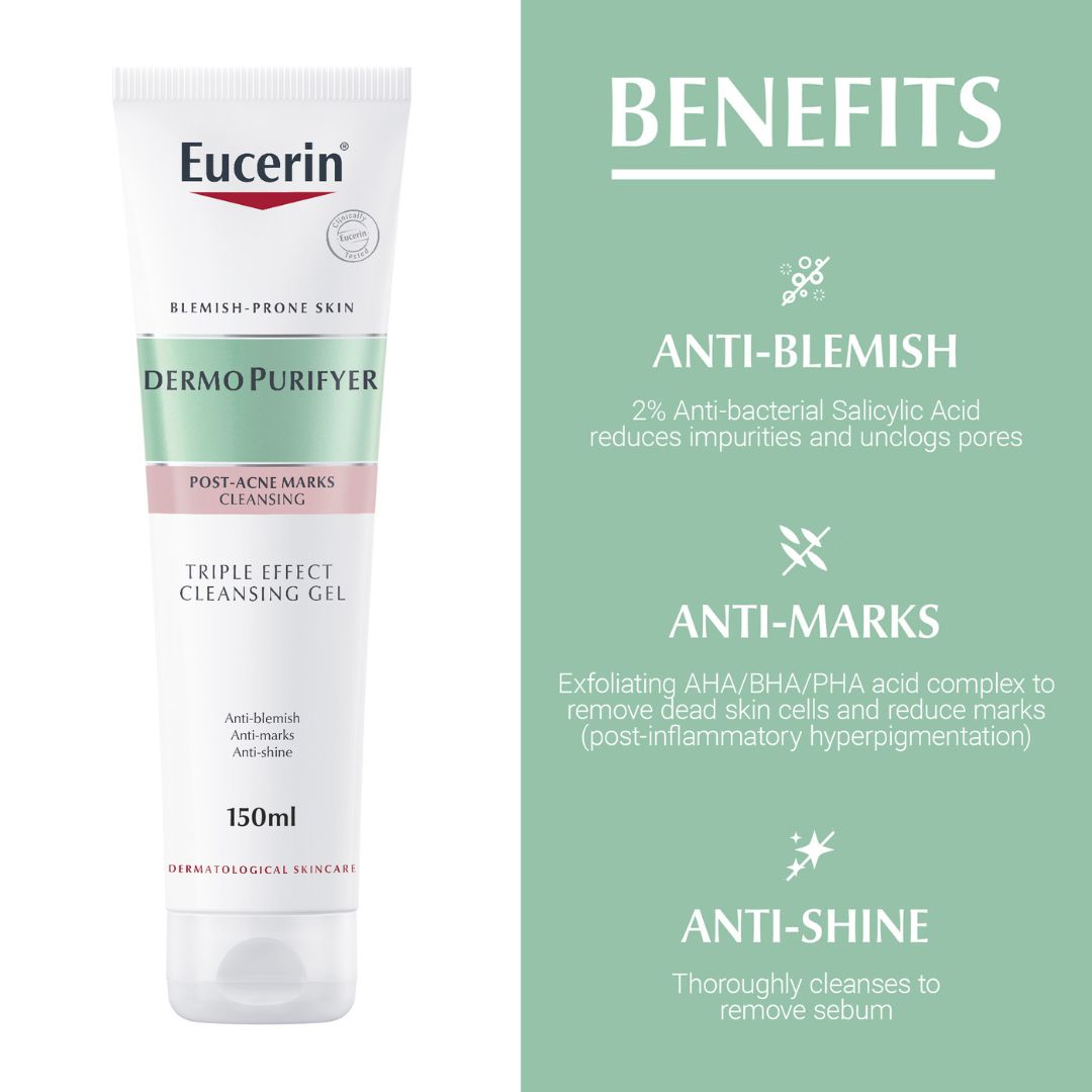 Eucerin DermoPurifyer Triple Effect Cleansing Gel  150ML