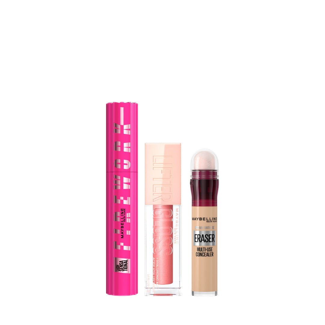 Lash Sensational Firework Mascara  + Lifter Gloss Lip Gloss Makeup  + Instant Age Rewind Eraser At 20% OFF