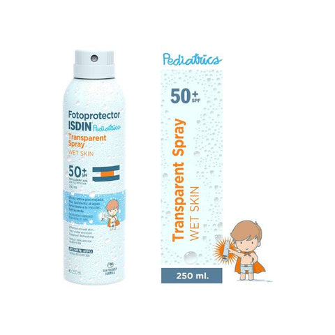 Fotoprotector  Pediatrics Wet Skin Transparent Spray SPF50+