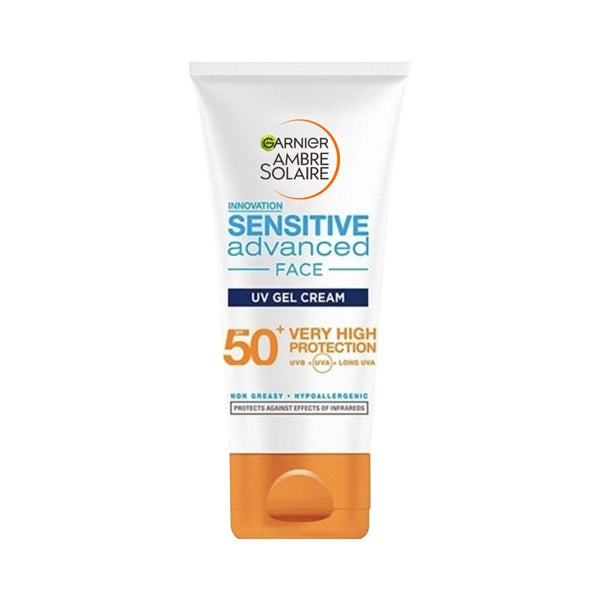 Garnier - Ambre Solaire Sensitive Advanced Face SPF 50+ UV Gel Cream (50mL)