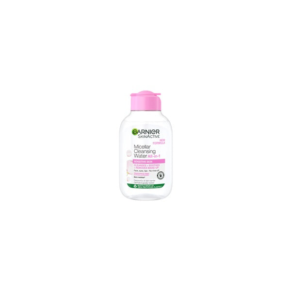 Garnier - Micellar Water Facial Cleanser and Makeup Remover Pink for Sensitive Skin (3 sizes)