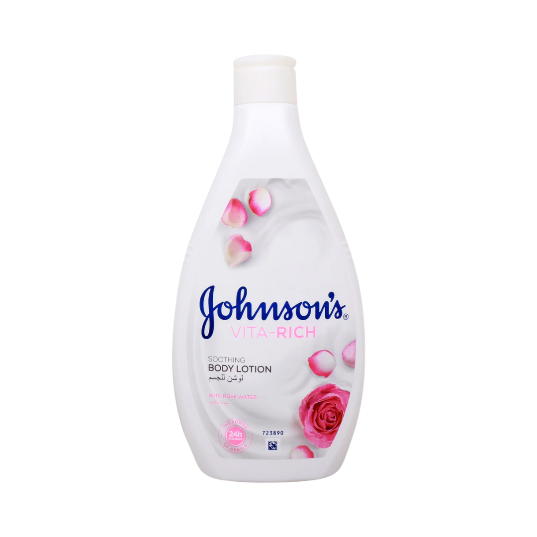 Johnson's Vita-Rich Soothing Body Lotion With Rose Water 400 mL
