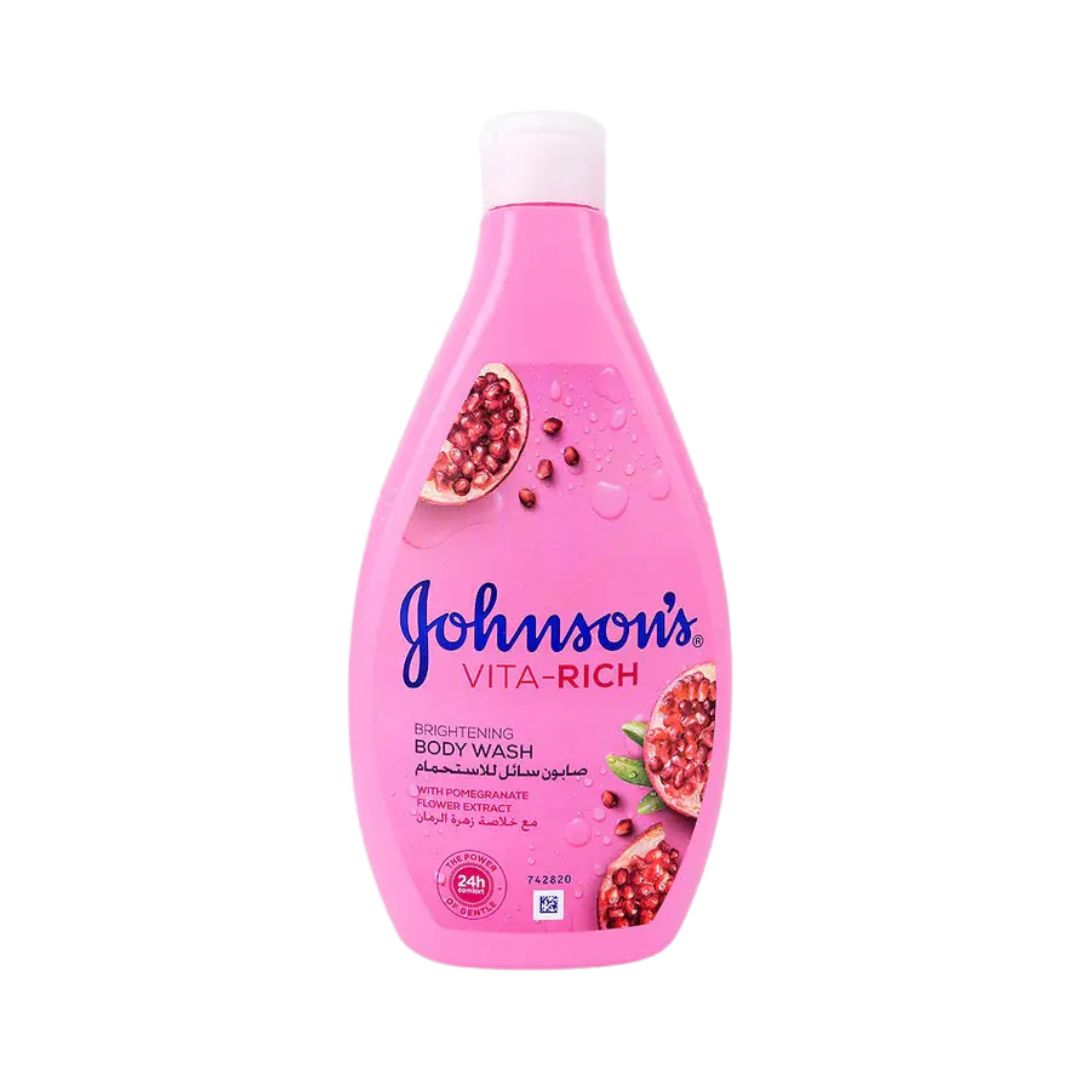 Johnson's Vita-Rich Brightening Body Wash with Pomegranate Extract 400 mL