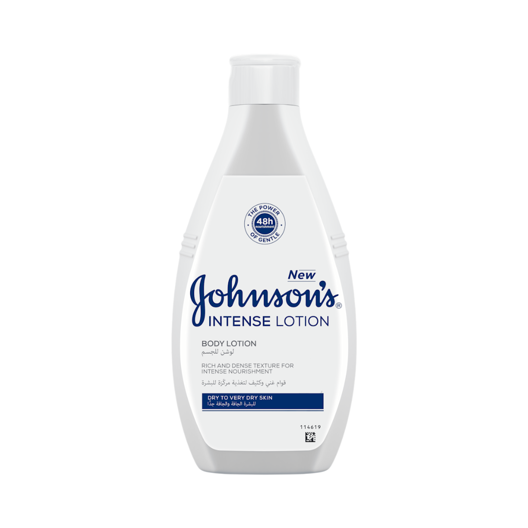 Johnson’s Intense Body Lotion 400ml for deep hydration and soft skin