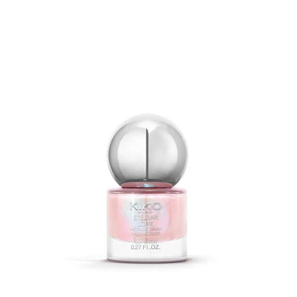 Kiko Milano Stellar Love Metallic Spark Nail Lacquer 01 Pink Desire