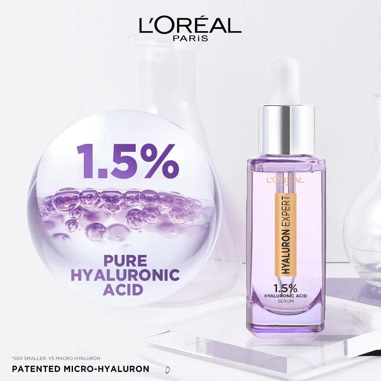 L'Oreal Paris - Hyaluron Expert Moisturiser and Anti-Aging Plumping Serum with Hyaluronic Acid